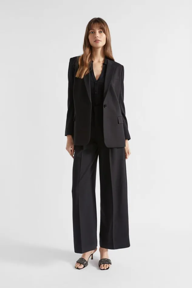 Seed Heritage Jackets and Vests Relaxed Boyfriend Blazer Black 8211 Woman