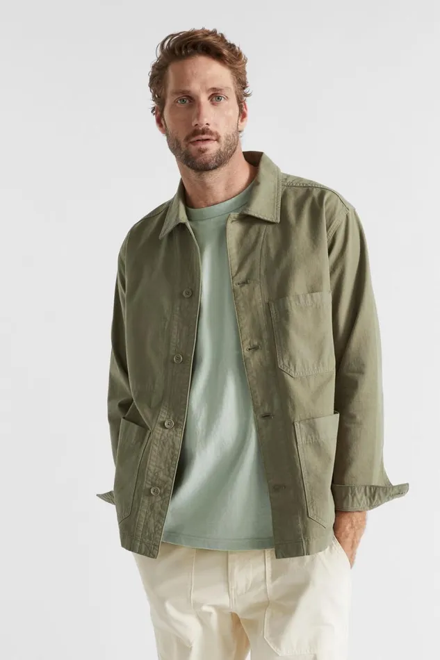 Seed Heritage Jackets and Vests Worker Jacket Bay Leaf 8211 Man