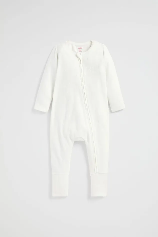 Seed Heritage Jumpsuits and Overalls Core Logo Zipsuit Canvas 8211 Newborn Seed Heritage Jumpsuits and Overalls Core Logo Zipsuit Canvas 8211 Newborn