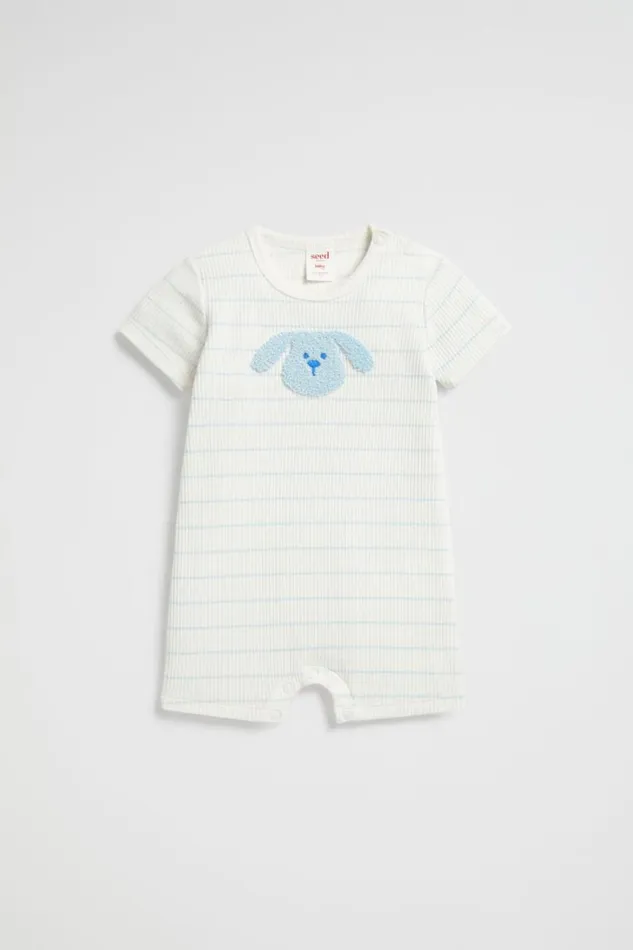 Seed Heritage Jumpsuits and Overalls Novelty Rib Romper Ice Blue 8211 Newborn Seed Heritage Jumpsuits and Overalls Novelty Rib Romper Ice Blue 8211 Newborn