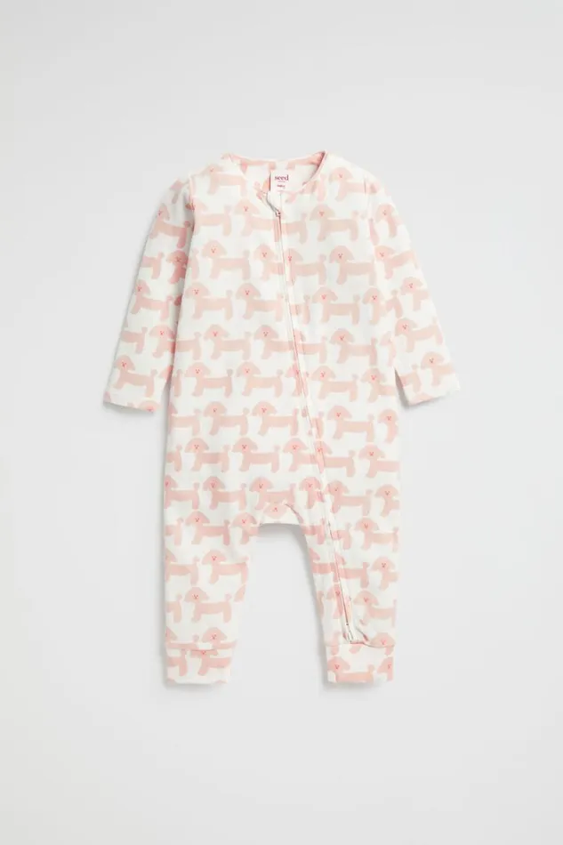 Seed Heritage Jumpsuits and Overalls Poodle Zipsuit Canvas 8211 Newborn