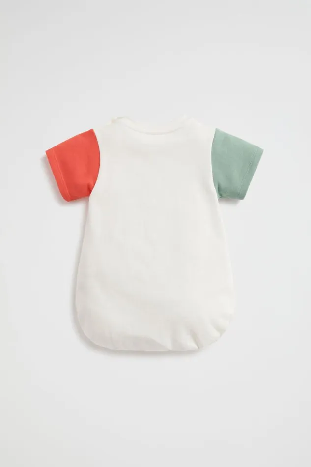Seed Heritage Jumpsuits and Overalls Spliced Tee Romper Multi 8211 Newborn