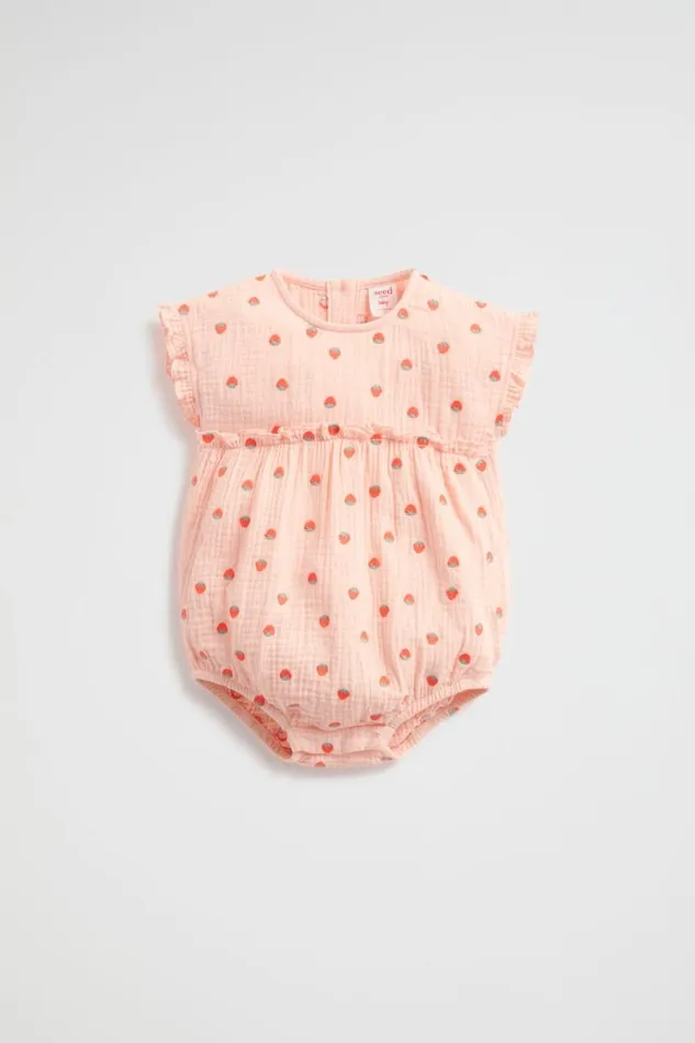 Seed Heritage Jumpsuits and Overalls Strawberry Romper Rosewater 8211 Newborn Seed Heritage Jumpsuits and Overalls Strawberry Romper Rosewater 8211 Newborn
