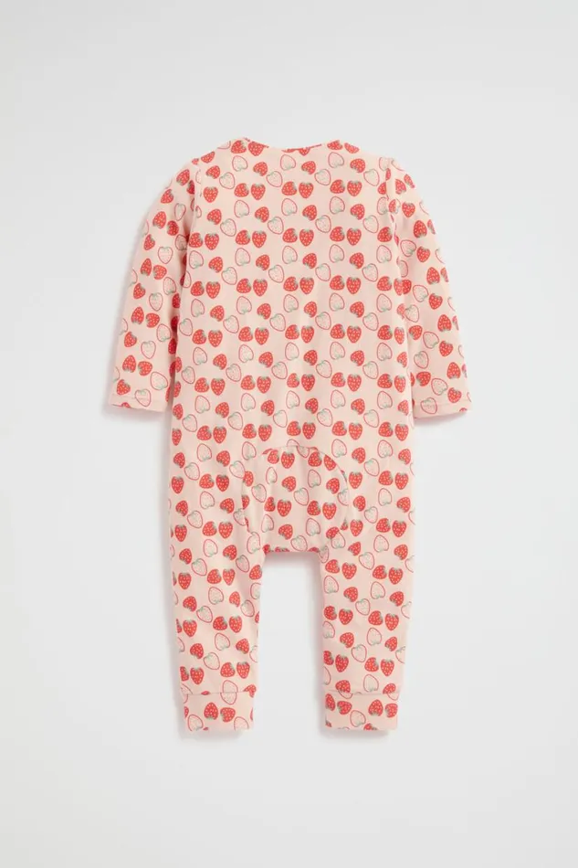 Seed Heritage Jumpsuits and Overalls Strawberry Zipsuit Rosewater 8211 Newborn