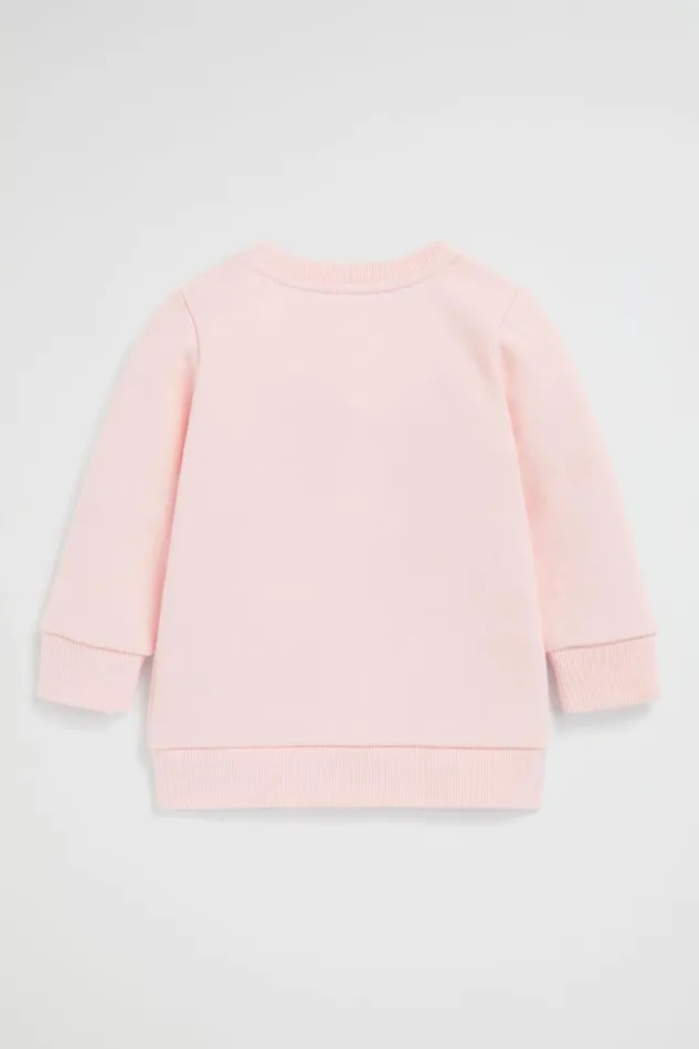 Seed Heritage Knitwear and Sweaters Core Logo Sweat Dusty Rose 8211 Baby