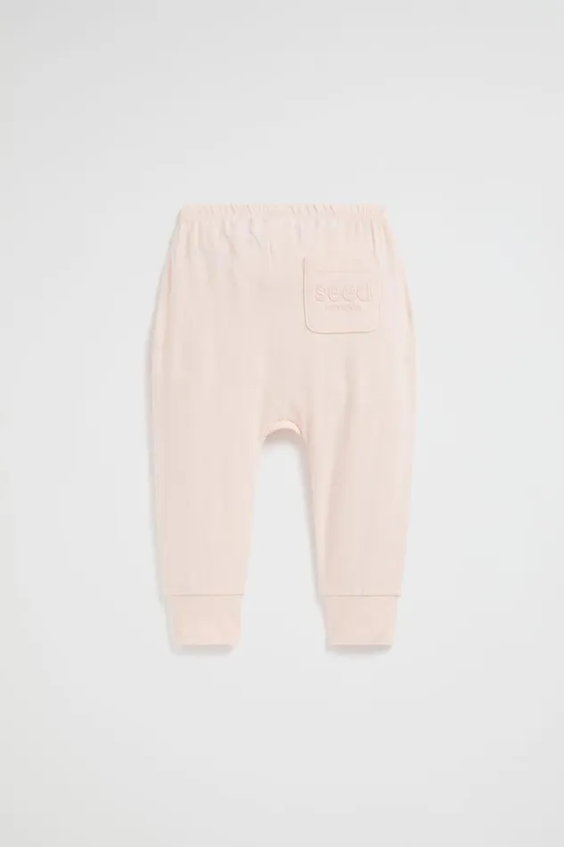 Seed Heritage Leggings and Pants Core Logo Pocket Legging Rosewater 8211 Newborn