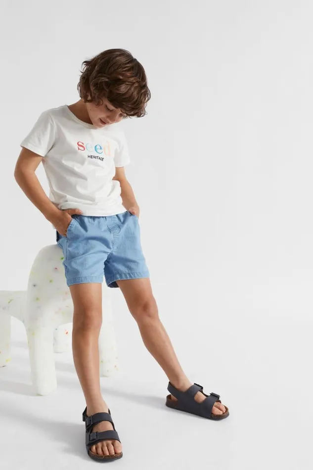 Seed Heritage Occasion Core Logo Short Classic Wash 8211 Boy