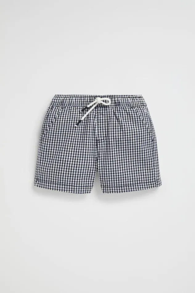 Seed Heritage Occasion Core Logo Short Midnight Gingham 8211 Boy