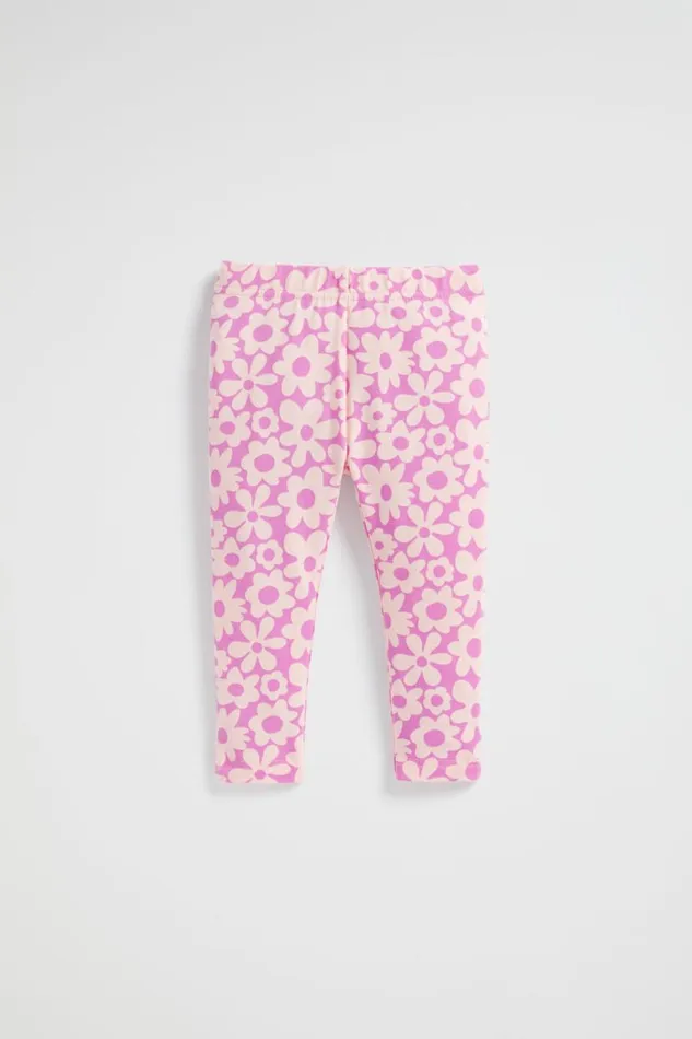 Seed Heritage Pants Floral Legging Dusty Rose 8211 Baby