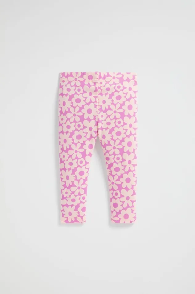 Seed Heritage Pants Floral Legging Dusty Rose 8211 Baby