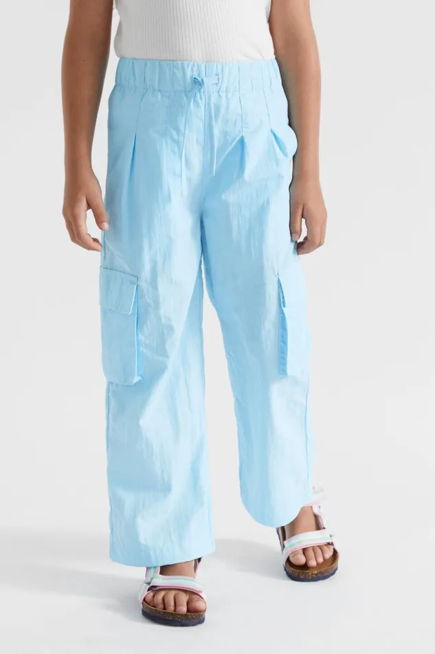 Seed Heritage Pants Parachute Cargo Ocean Blue 8211 Girl