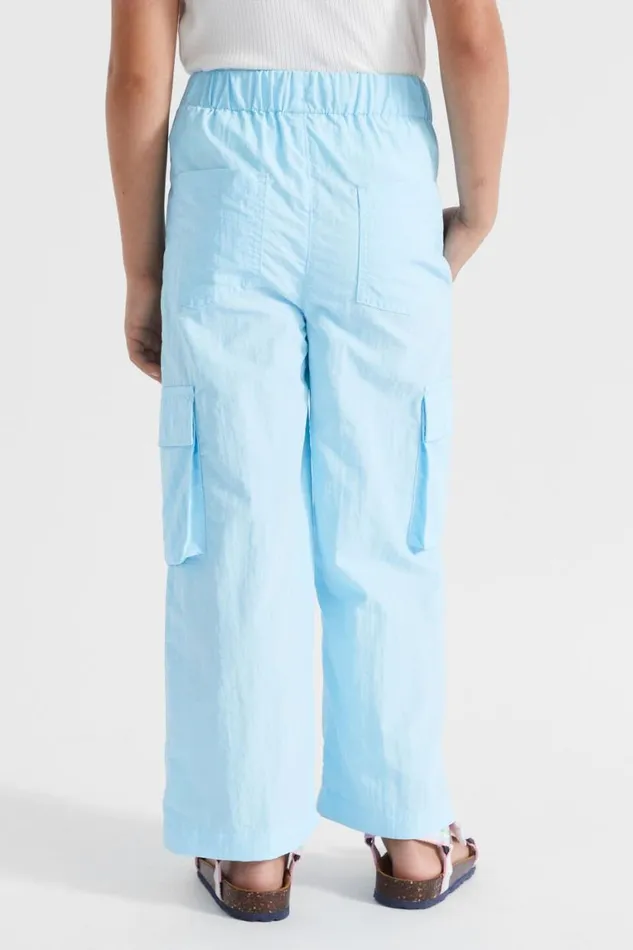 Seed Heritage Pants Parachute Cargo Ocean Blue 8211 Girl