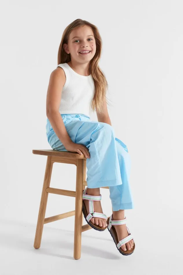 Seed Heritage Pants Parachute Cargo Ocean Blue 8211 Girl