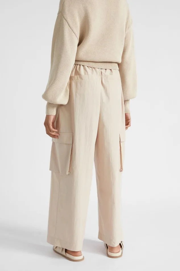 Seed Heritage Pants Parachute Cargo Pant Cool Sand 8211 Woman