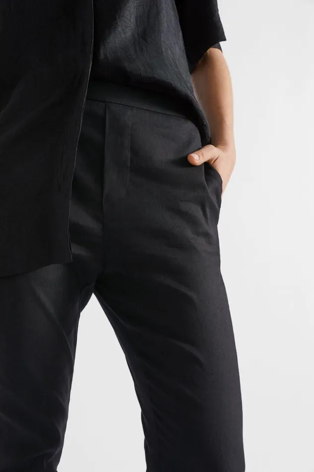 Seed Heritage Pants Split Hem Slim Leg Pant Black 8211 Woman