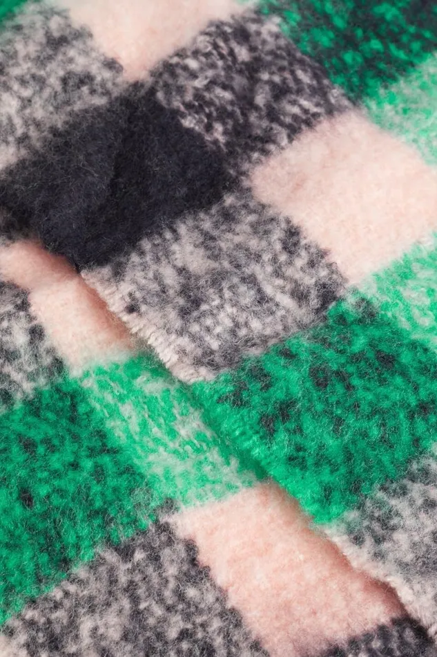 Seed Heritage Ponchos and Capes Brushed Checked Scarf Multi 8211 Girl