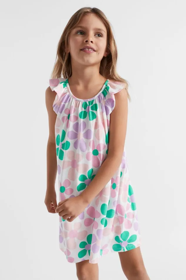 Seed Heritage Pyjamas and Sleepwear Daisy Yardage Nightie Multi 8211 Girl