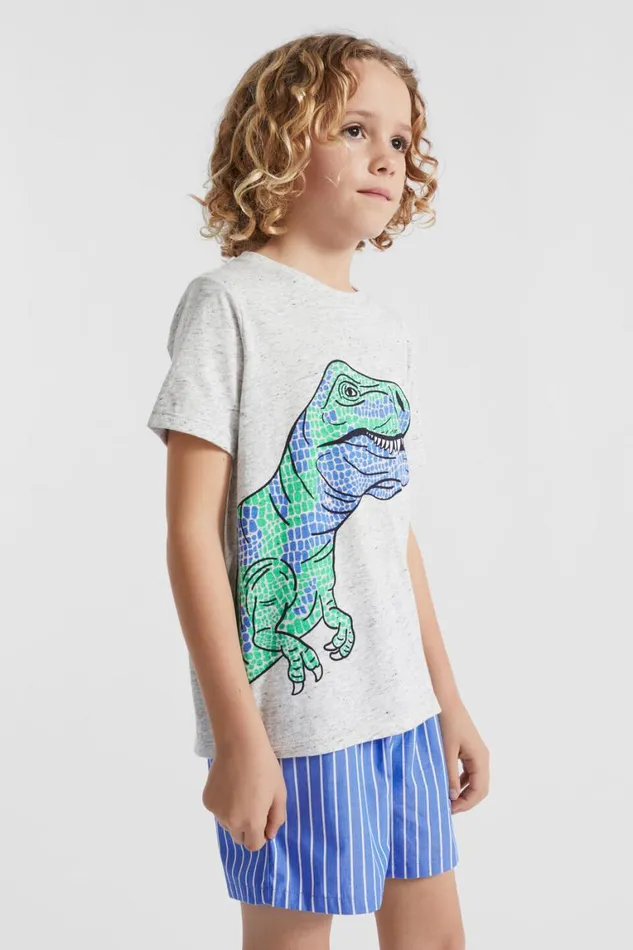 Seed Heritage Pyjamas and Sleepwear Dinosaur Pyjama Cloudy Marle 8211 Boy