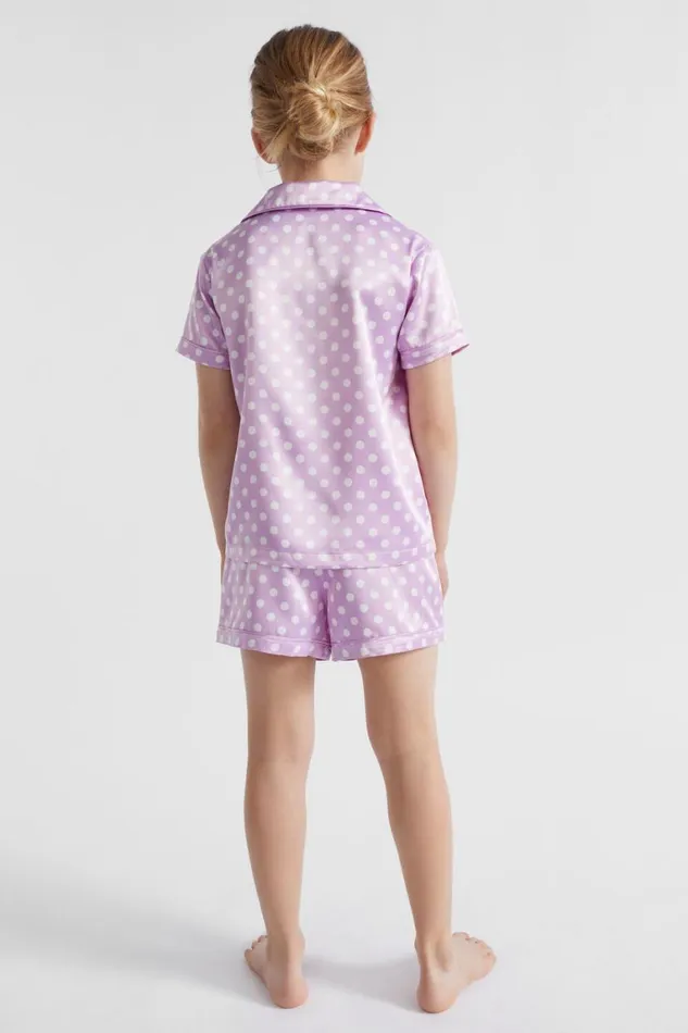 Seed Heritage Pyjamas and Sleepwear Polka Dot Sleep Set Lilac 8211 Girl