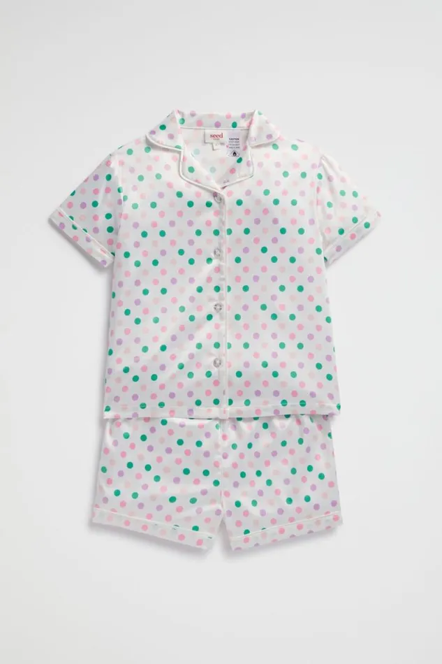 Seed Heritage Pyjamas and Sleepwear Polka Dot Sleep Set Multi 8211 Girl