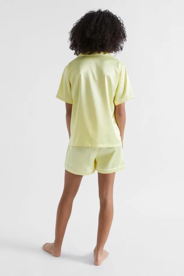 Seed Heritage Pyjamas and Sleepwear Satin Pyjama Lemonade 8211 Teen Girl