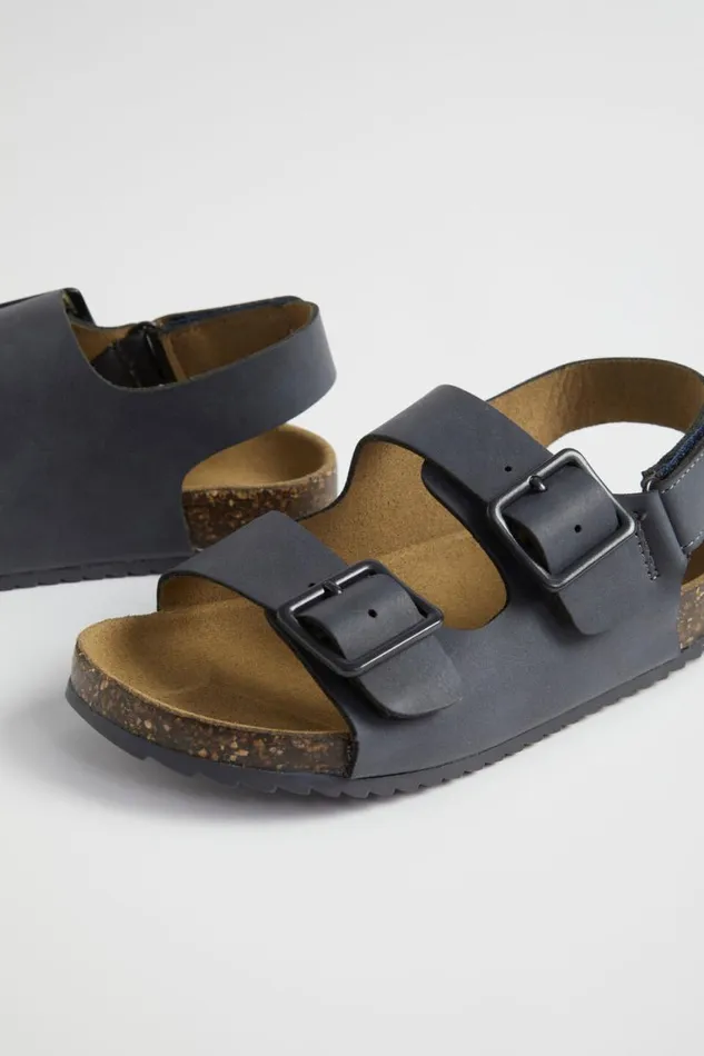 Seed Heritage Sandals and Slides Double Buckle Slide Navy 8211 Boy