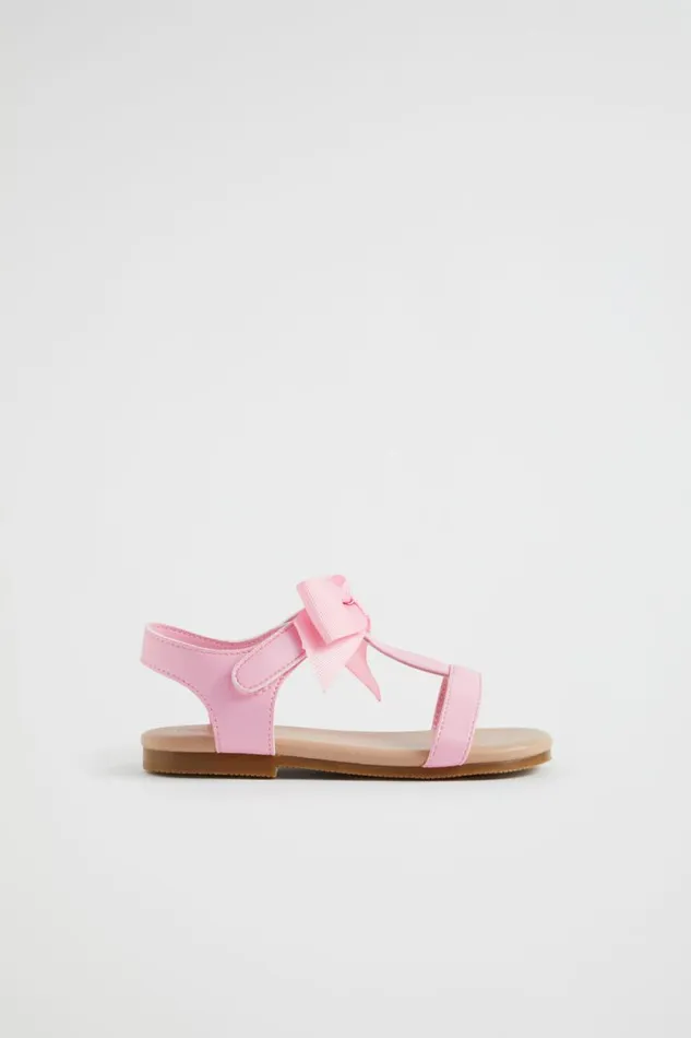 Seed Heritage Sandals and Slides Grosgrain Bow Sandal Candy Pink 8211 Girl