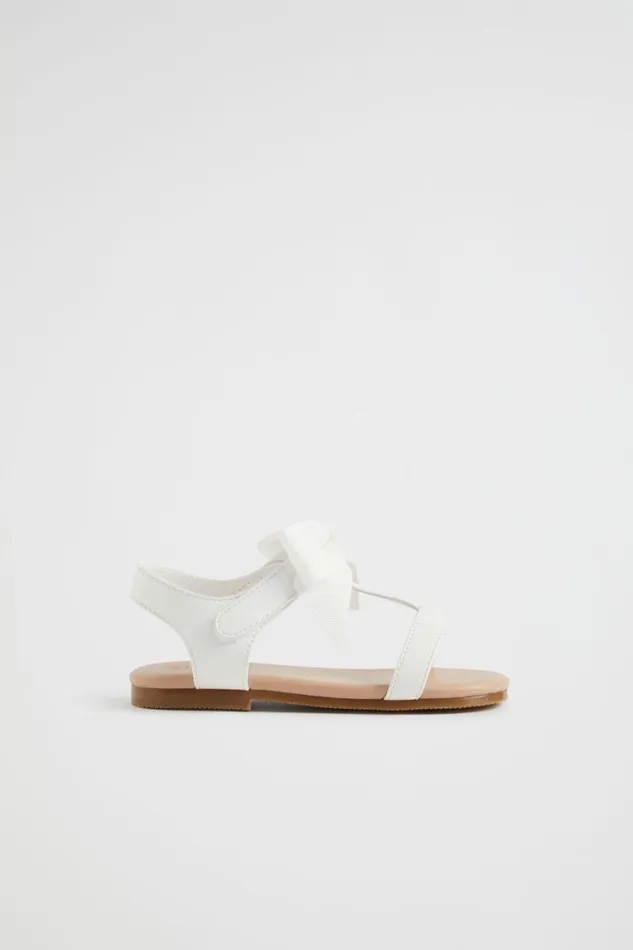 Seed Heritage Sandals and Slides Grosgrain Bow Sandal White 8211 Girl