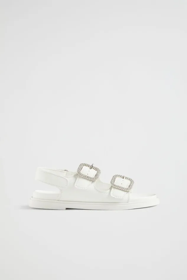 Seed Heritage Sandals and Slides Jewel Moulded Sandal White 8211 Girl