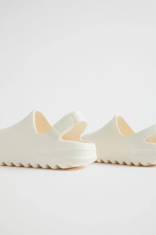 Seed Heritage Sandals Moulded Slide With Strap Off White 8211 BabyGirlBoy