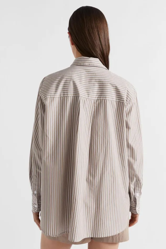 Seed Heritage Shirts Poplin Button Down Shirt Cookie Stripe 8211 Woman