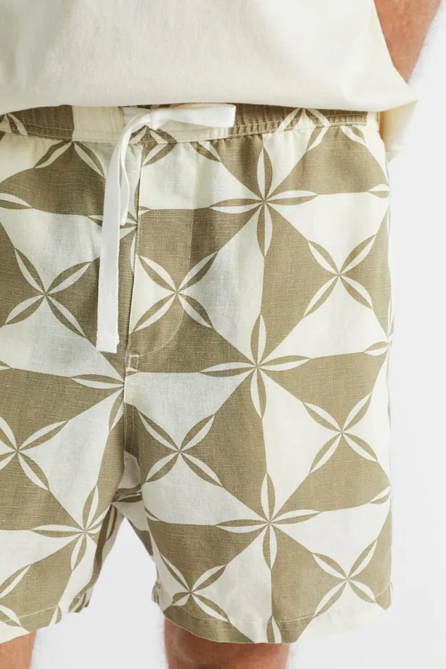 Seed Heritage Shorts Abstract Resort Short Bay Leaf Abstract 8211 Man