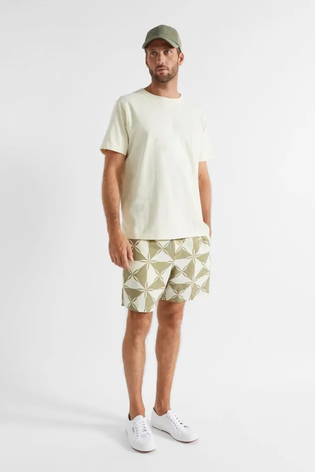 Seed Heritage Shorts Abstract Resort Short Bay Leaf Abstract 8211 Man