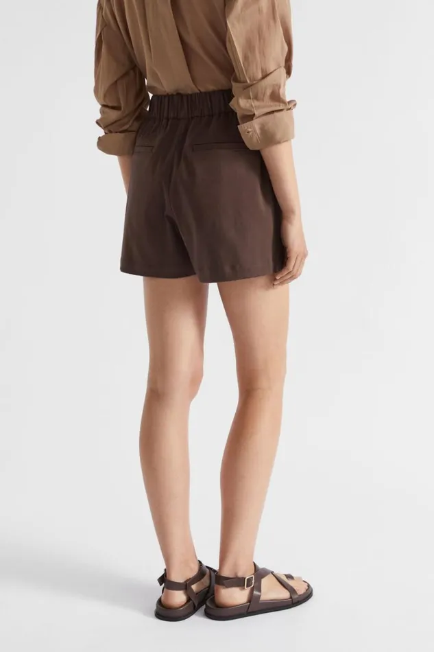 Seed Heritage Shorts Casual Tie Short Deep Raisin 8211 Woman