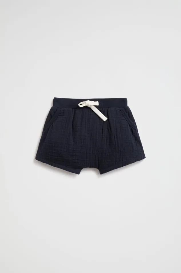 Seed Heritage Shorts Cheesecloth Short Midnight Blue 8211 Baby