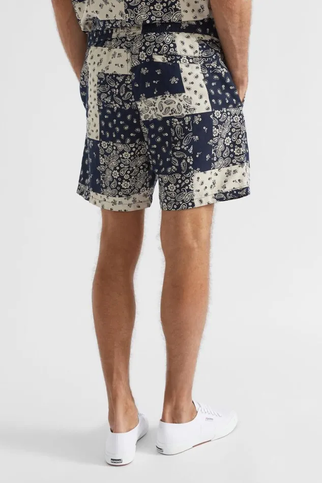 Seed Heritage Shorts Paisley Resort Short Patchwork Paisley 8211 Man