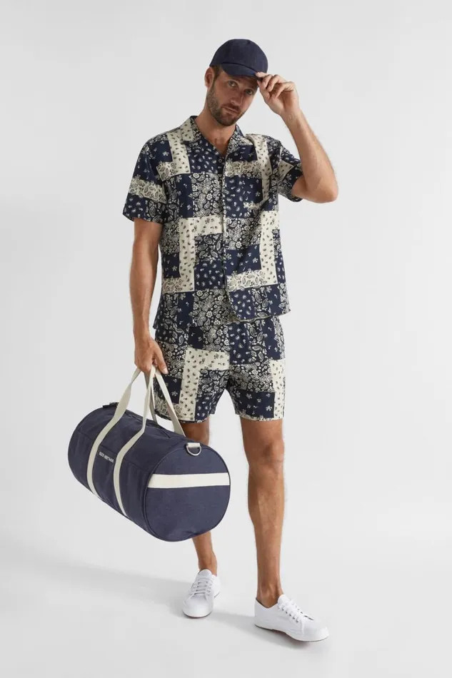 Seed Heritage Shorts Paisley Resort Short Patchwork Paisley 8211 Man