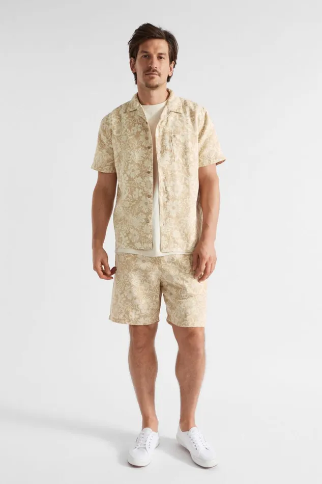 Seed Heritage Shorts Resort Short Sand Floral 8211 Man Seed Heritage Shorts Resort Short Sand Floral 8211 Man