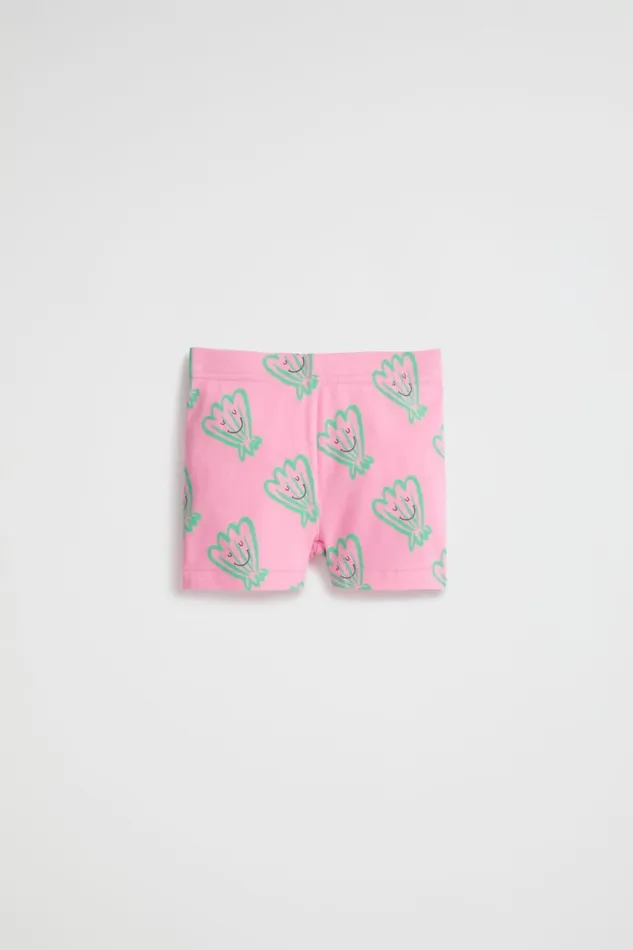 Seed Heritage Shorts Shell Print Bike Short Candy Pink 8211 Baby