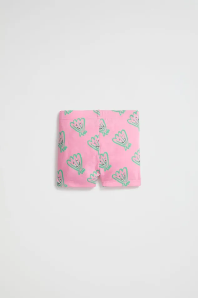 Seed Heritage Shorts Shell Print Bike Short Candy Pink 8211 Baby