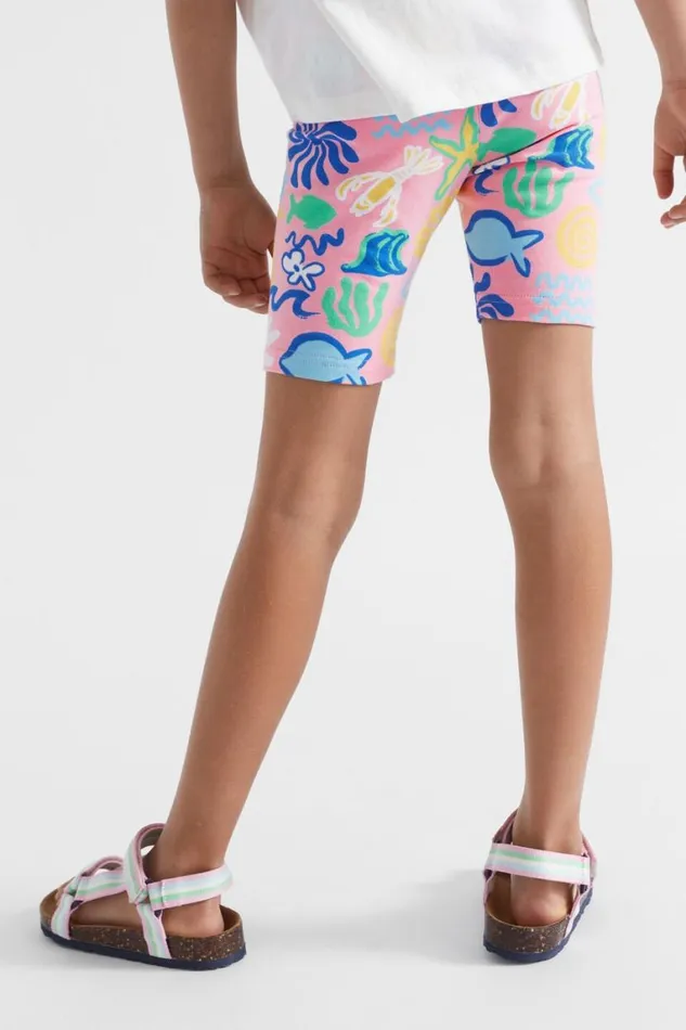 Seed Heritage Shorts Summer Print Bike Short Candy Pink 8211 Girl