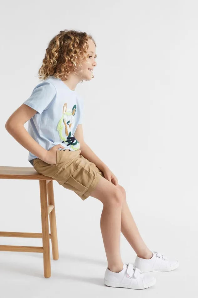 Seed Heritage Shorts Textured Cargo Short Biscotti 8211 Boy