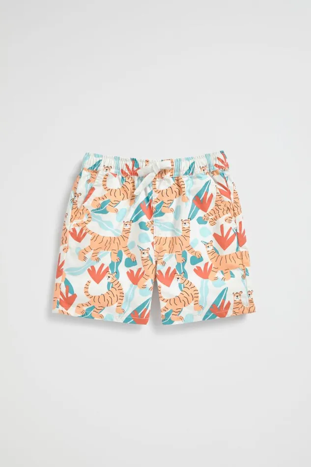 Seed Heritage Shorts Tiger Yardage Short Ocean Blue 8211 Boy
