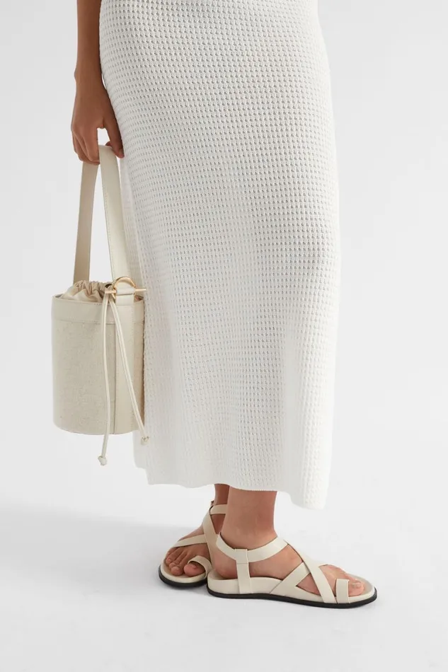 Seed Heritage Shoulder Bags Canvas Bucket Bag Stone 8211 Woman
