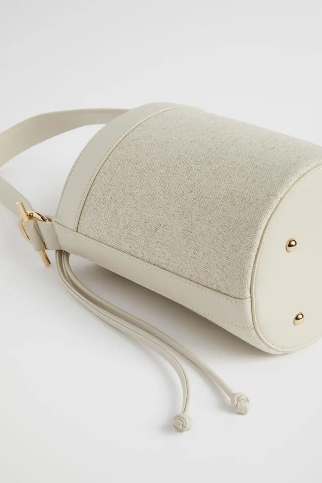 Seed Heritage Shoulder Bags Canvas Bucket Bag Stone 8211 Woman