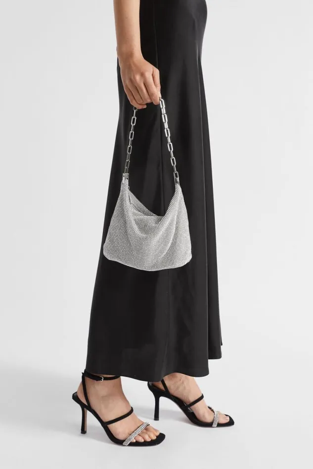 Seed Heritage Shoulder Bags Embellished Shoulder Bag Silver 8211 Woman