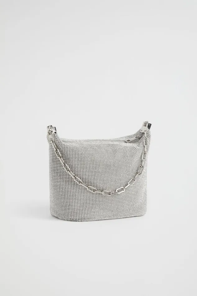 Seed Heritage Shoulder Bags Embellished Shoulder Bag Silver 8211 Woman