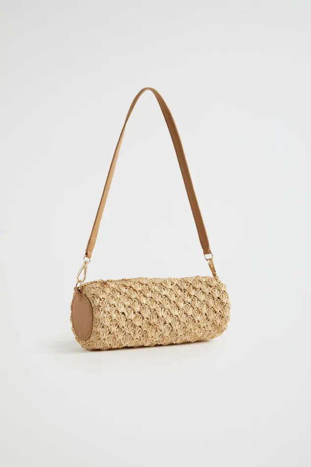 Seed Heritage Shoulder Bags Textured Barrel Bag Caramel 8211 Woman