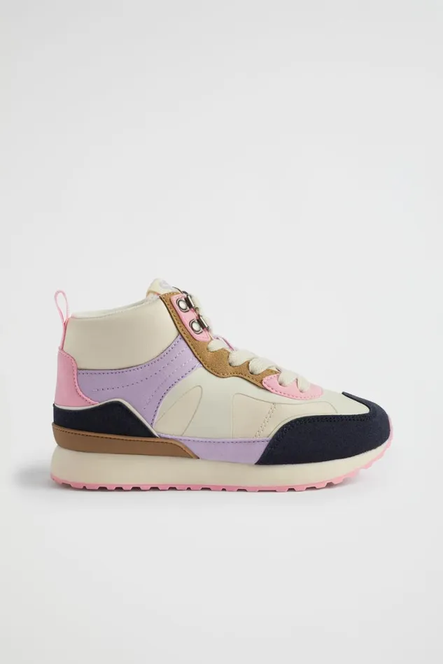 Seed Heritage Sneakers and Trainers Colour Block Hightop Multi 8211 Girl