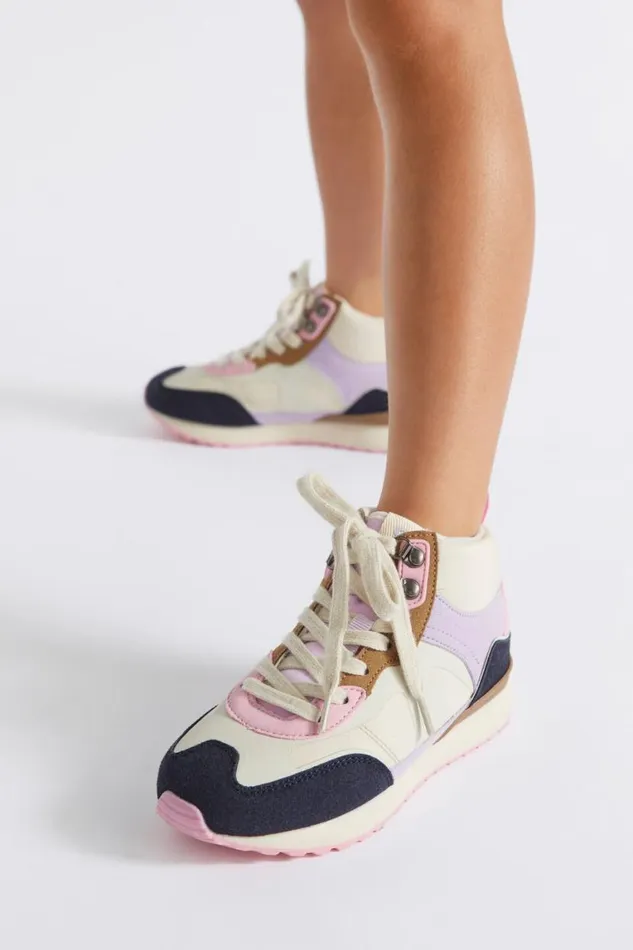 Seed Heritage Sneakers and Trainers Colour Block Hightop Multi 8211 Girl